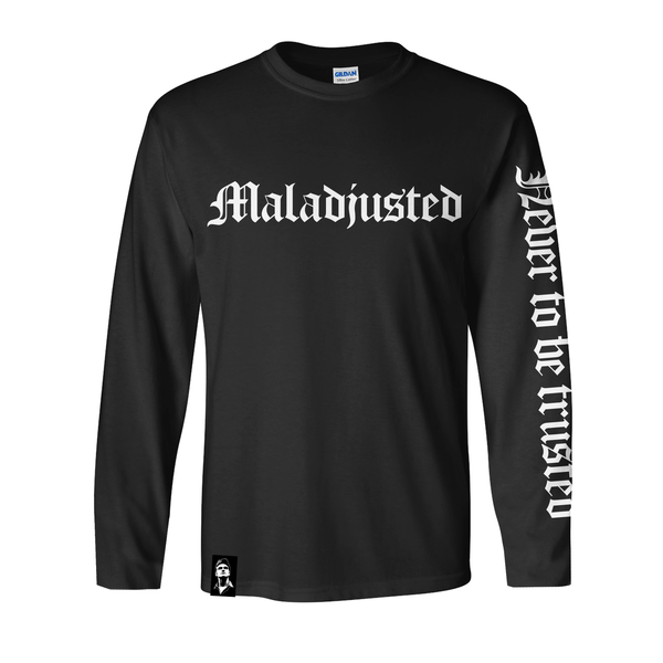 Maladjusted Long Sleeve T-Shirt Black