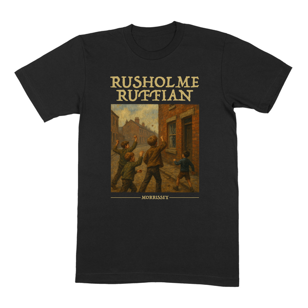 Rusholme Ruffian T-Shirt Black