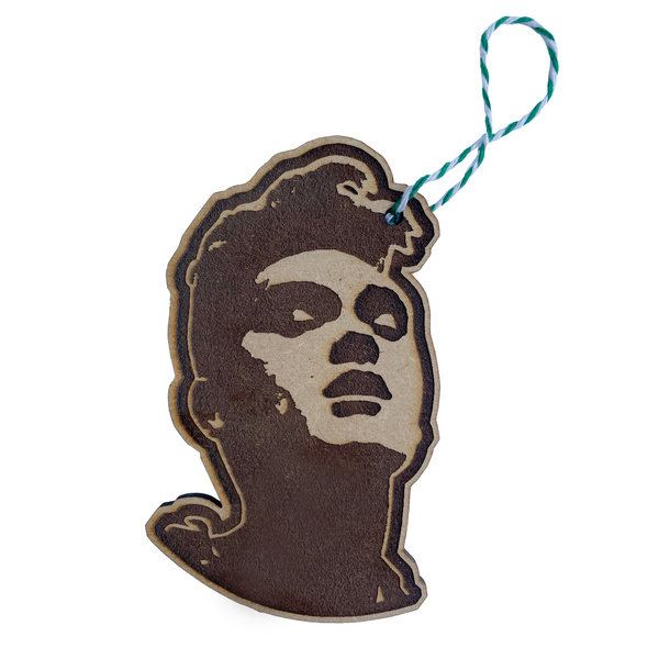 Wooden Head Ornament