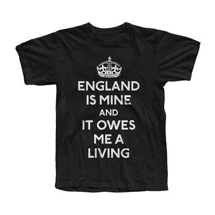 ENGLAND IS MINE BLACK T-SHIRT