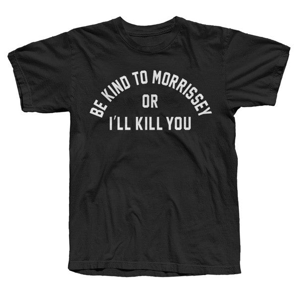 Be Kind To Morrissey Black Tee