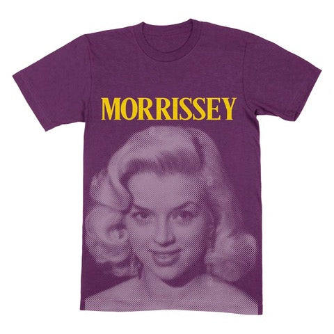 PURPLE DIANA DORS HALFTONE T-SHIRT