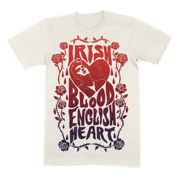 Irish Blood Heart Natural T-Shirt