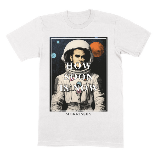 How Soon Is Now Houston T-Shirt Stonewash White