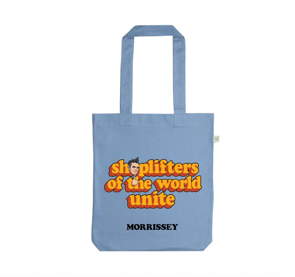 Shoplifters Cartoon Tote Bag Sky Blue
