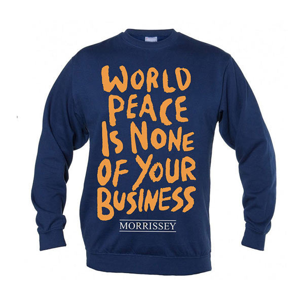 World Peace Crew Neck Sweater Navy