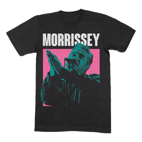 Pop Art Praise (Pink) Black T-Shirt